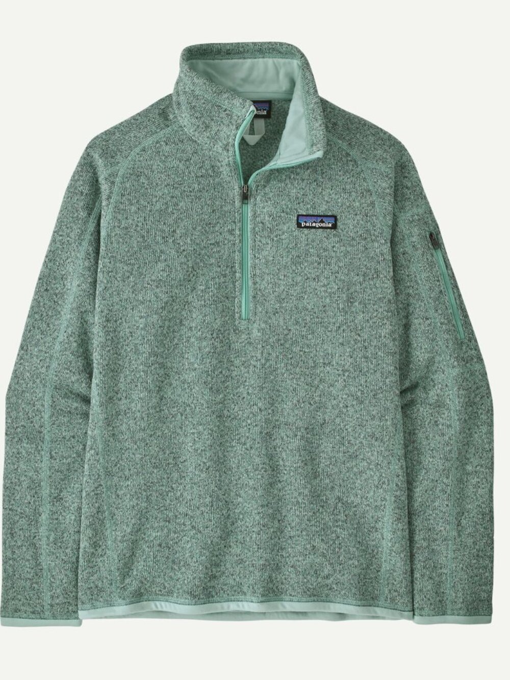 Patagonia women's better sweater 1/4 zip fleece pullover in size XL